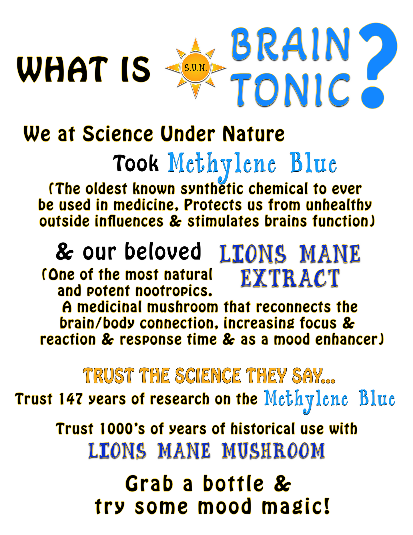 10oz Brain Tonic